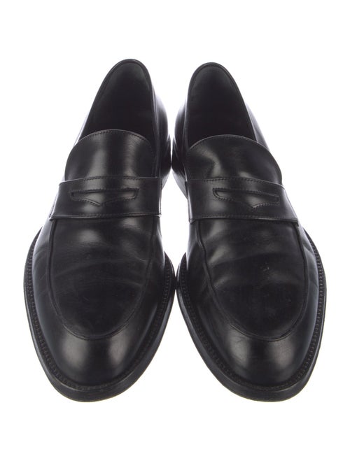 Giorgio Armani Leather Dress Loafers