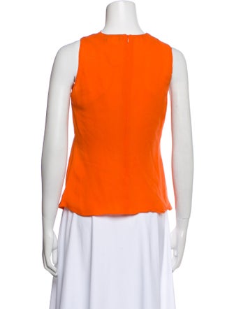 Giorgio Armani Silk Mock Neck Top