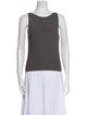 Giorgio Armani Virgin Wool Bateau Neckline Top