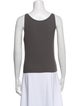 Giorgio Armani Virgin Wool Bateau Neckline Top