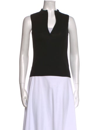 Giorgio Armani V-Neck Sleeveless Top