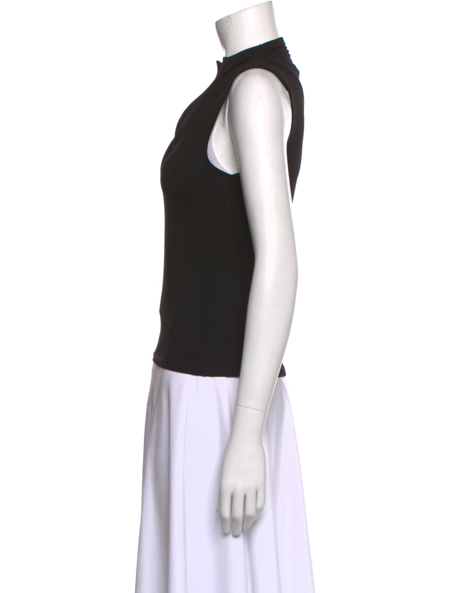 Giorgio Armani V-Neck Sleeveless Top