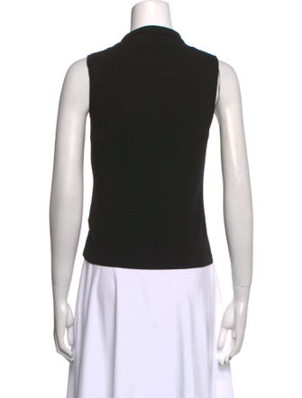 Giorgio Armani V-Neck Sleeveless Top