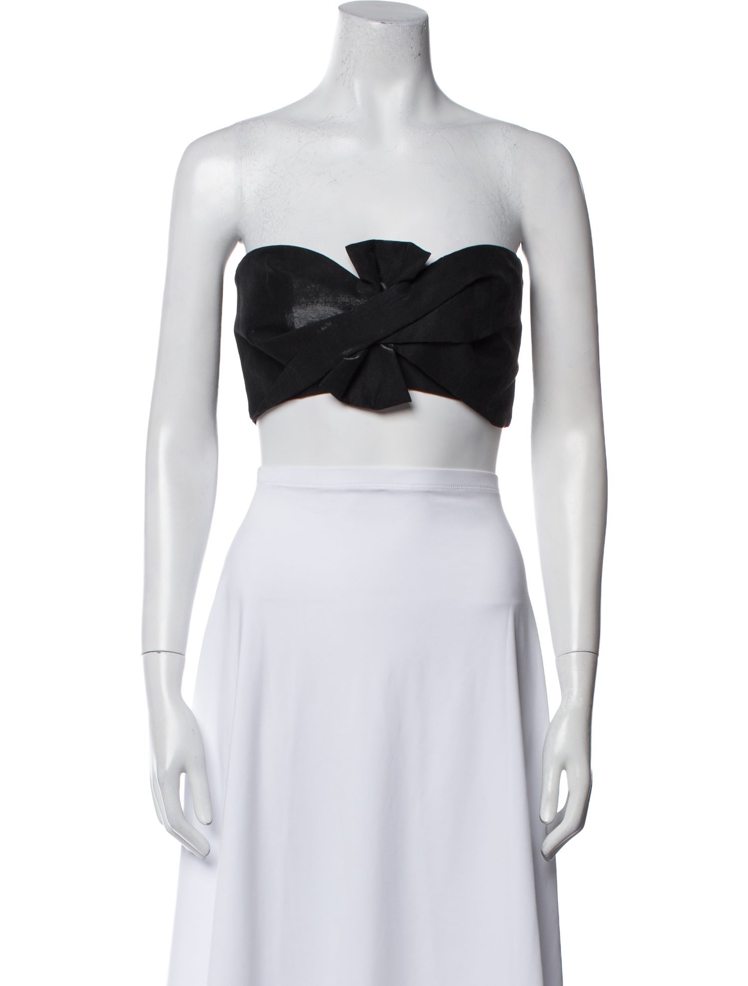 Giorgio Armani Strapless Crop Top