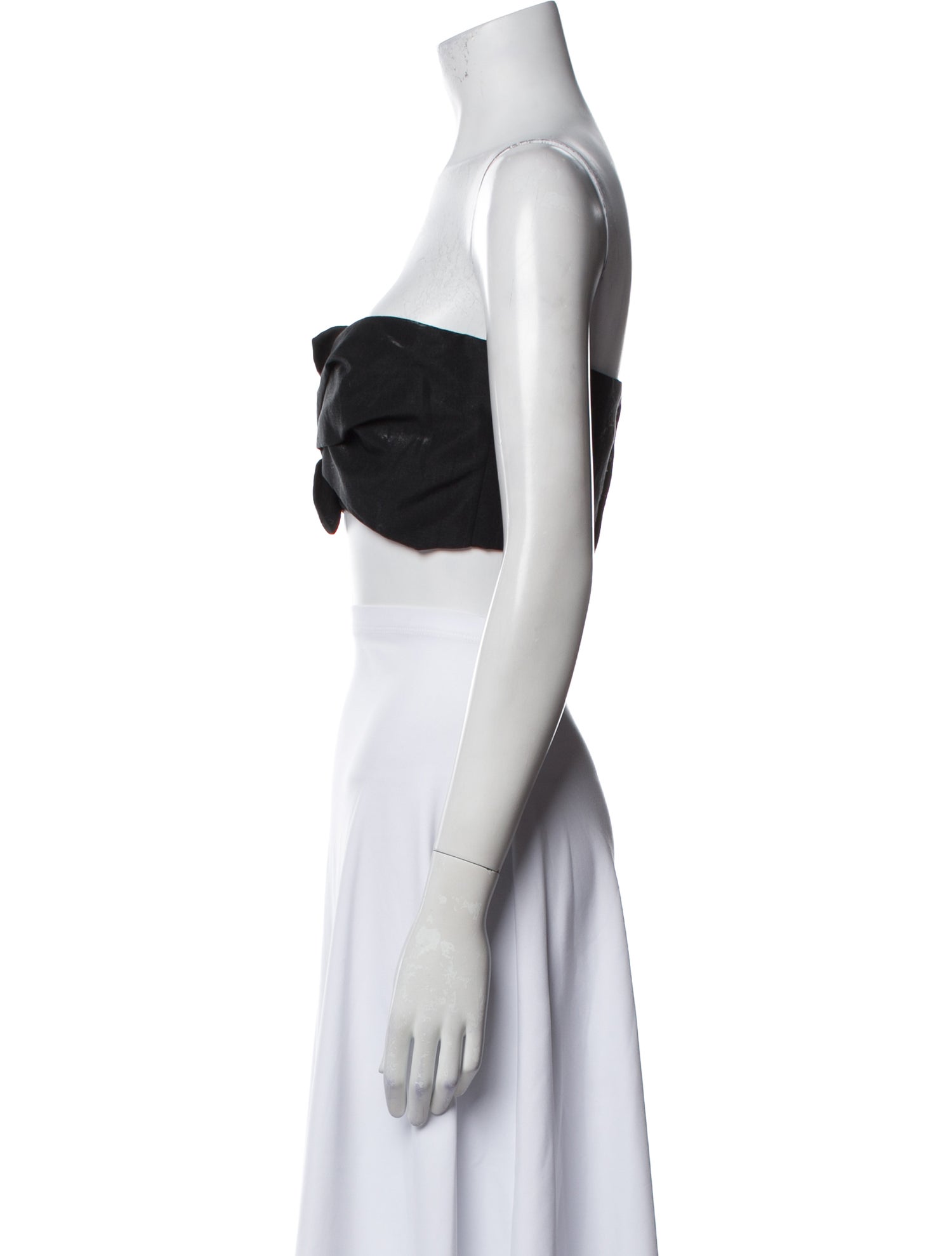 Giorgio Armani Strapless Crop Top