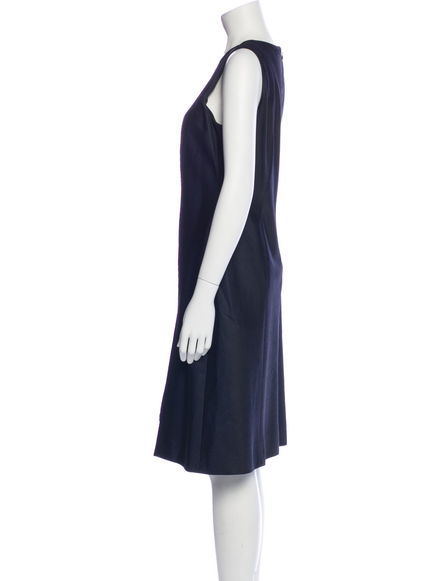 Giorgio Armani V-Neck Knee-Length Dress