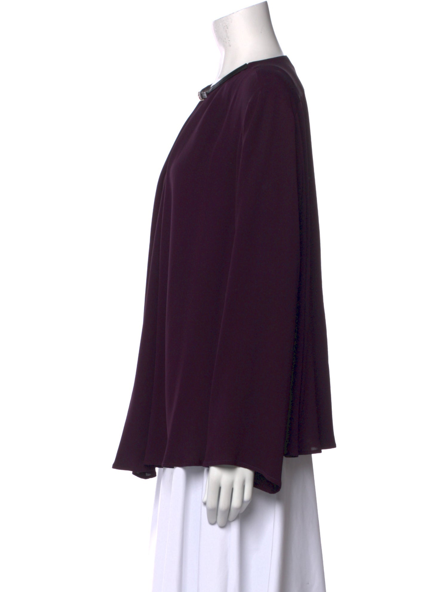 Giorgio Armani Silk V-Neck Blouse