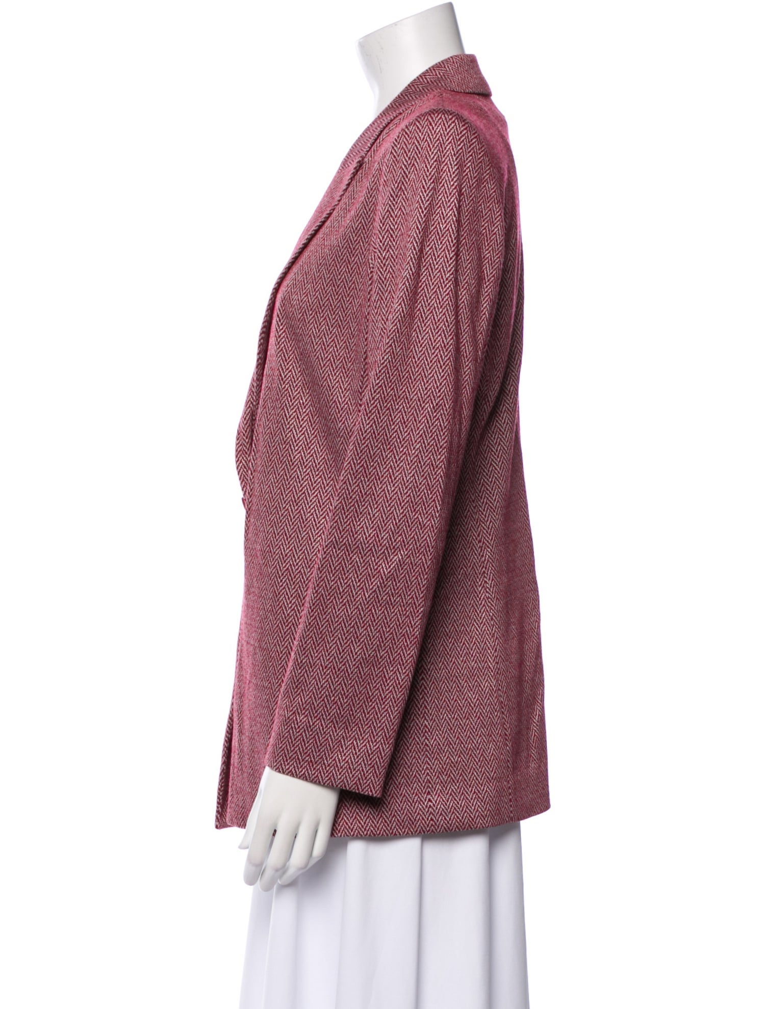 Giorgio Armani Virgin Wool Striped Blazer