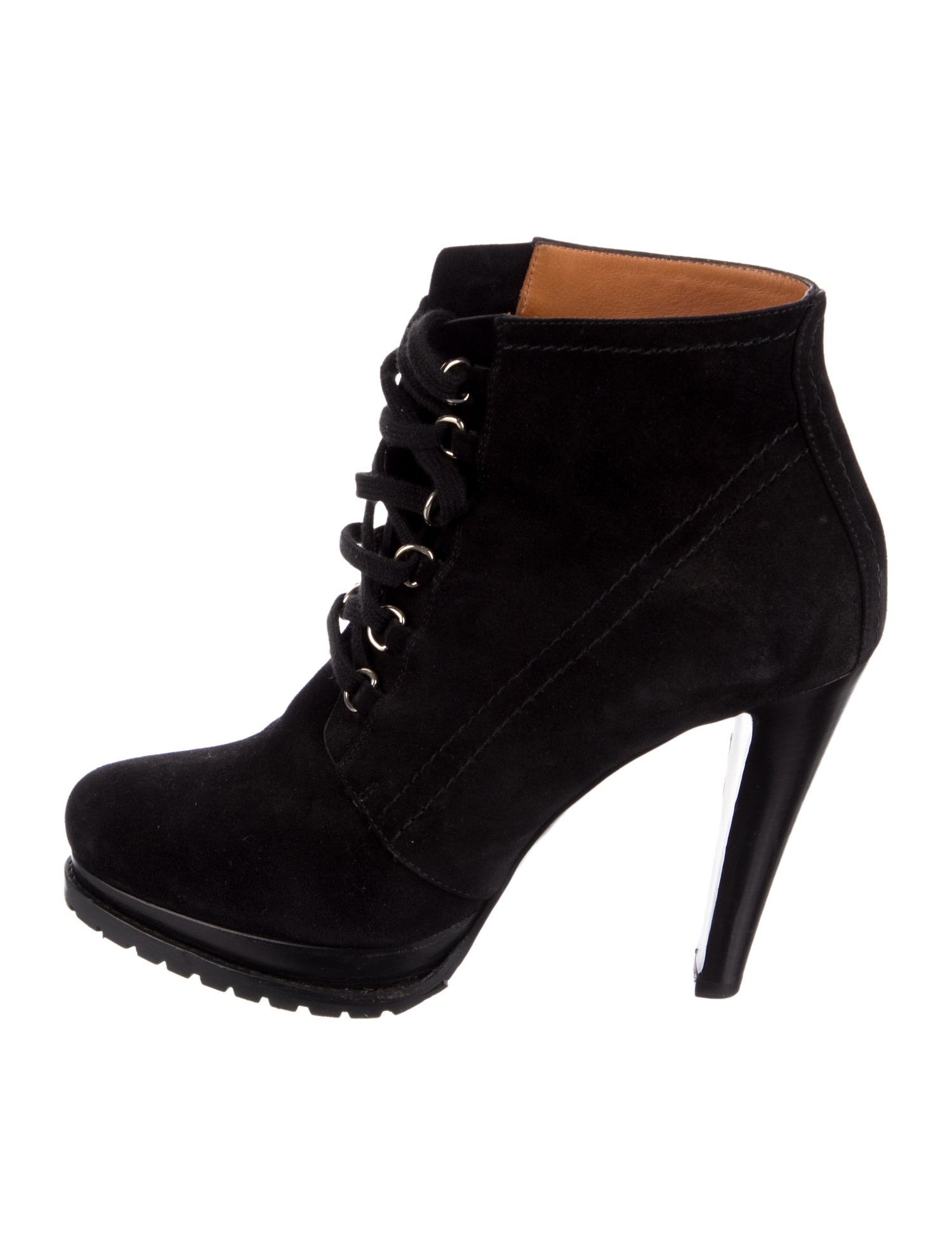 Giorgio Armani Suede Lace-Up Boots