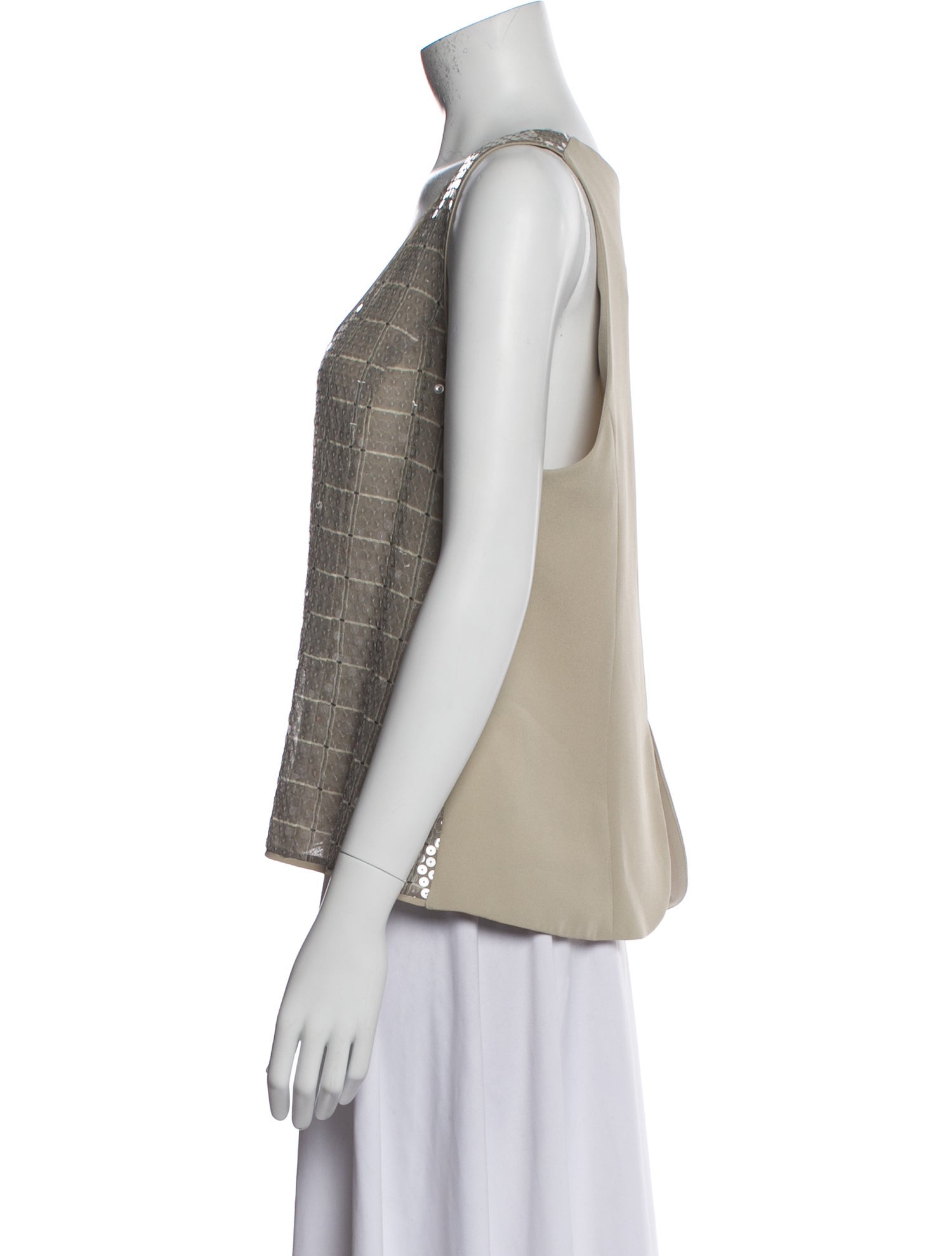 Giorgio Armani Printed V-Neck Top