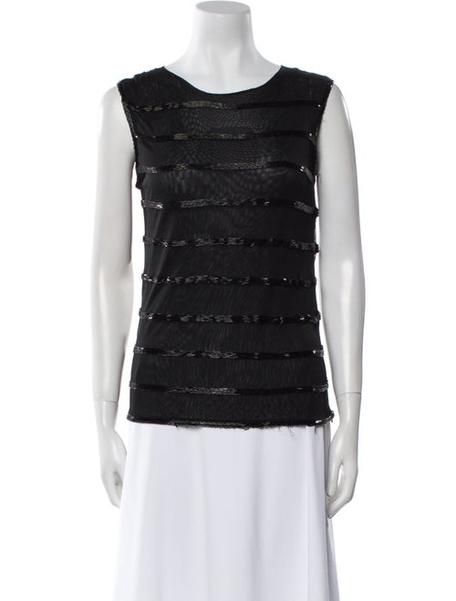 Giorgio Armani Scoop Neck Sleeveless Top