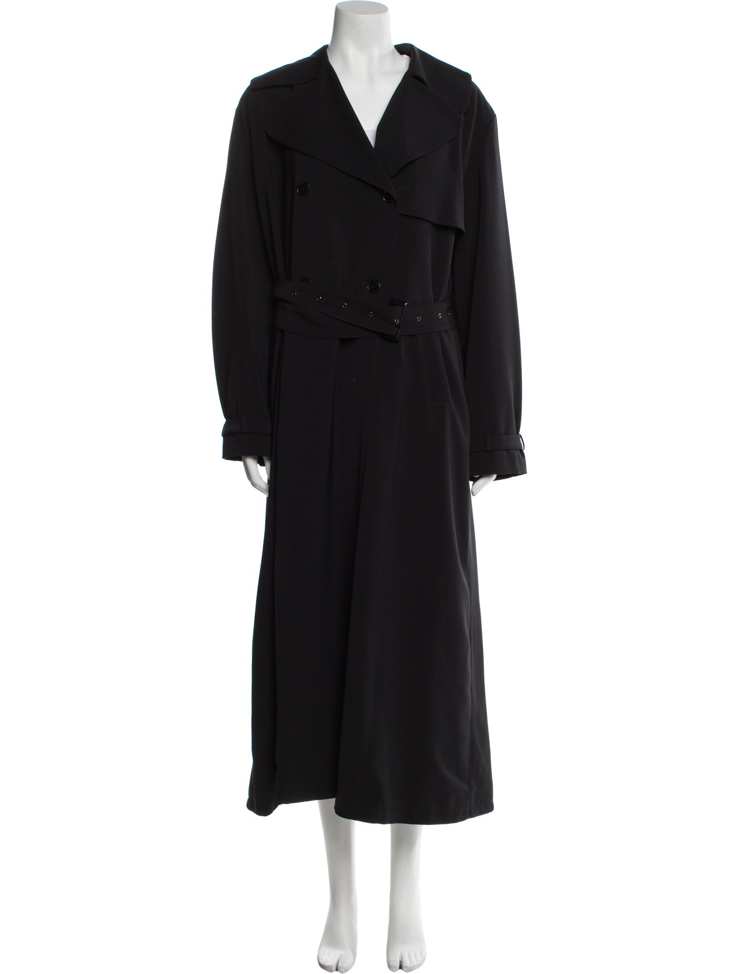 Giorgio Armani Wool Trench Coat