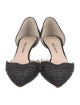 Giorgio Armani Leather Leather Trim Embellishment D'Orsay Pumps