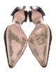 Giorgio Armani Leather Leather Trim Embellishment D'Orsay Pumps