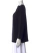 Giorgio Armani Virgin Wool Scoop Neck Sweatshirt
