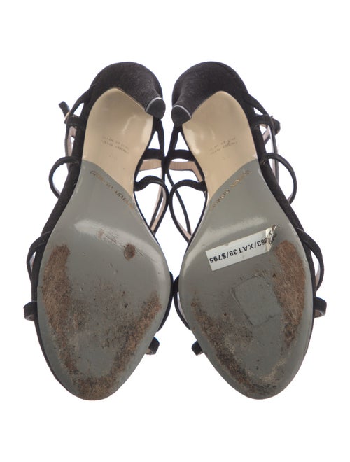Giorgio Armani Suede T-Strap Pumps