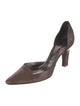 Giorgio Armani Leather D'Orsay Pumps
