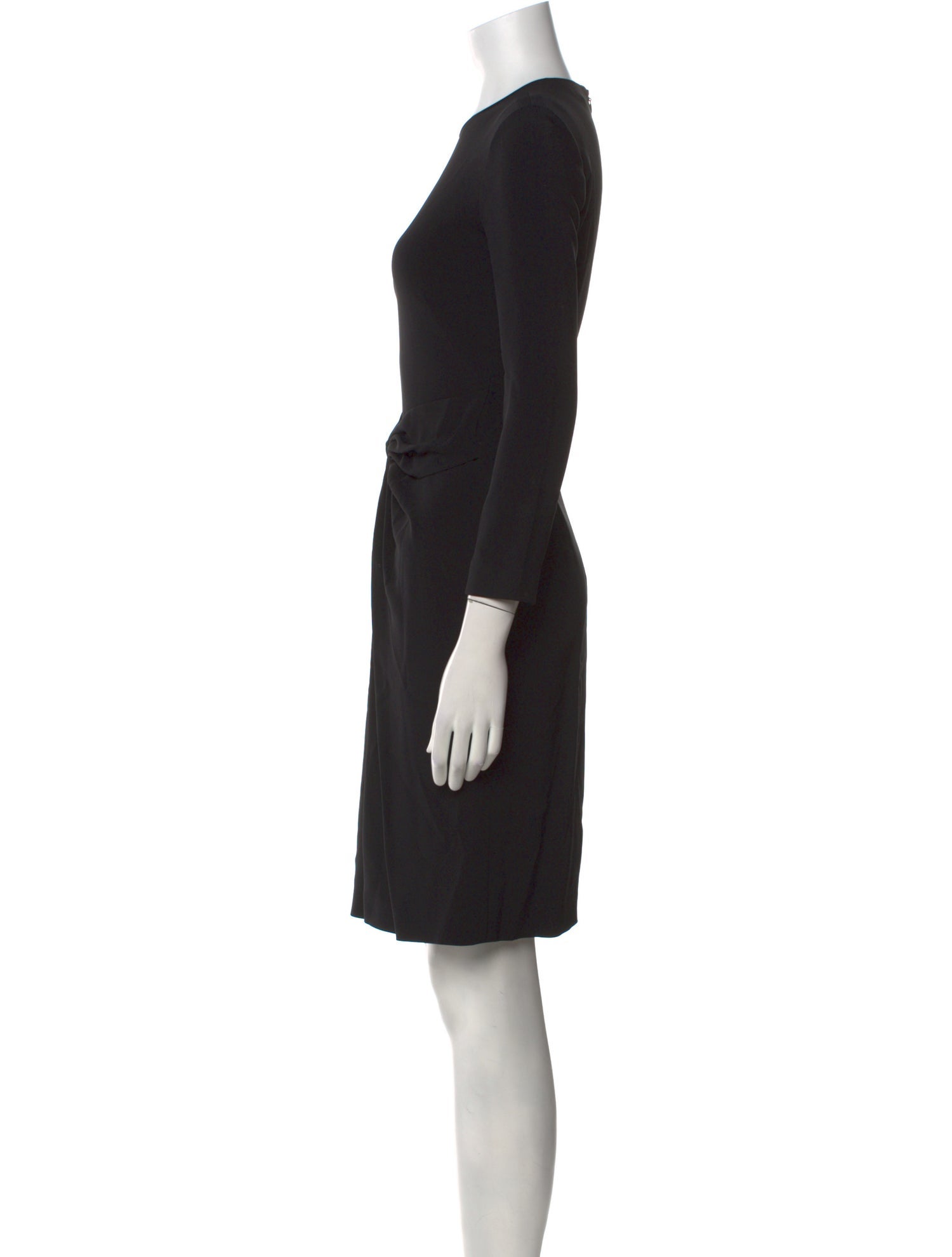 Giorgio Armani Crew Neck Knee-Length Dress