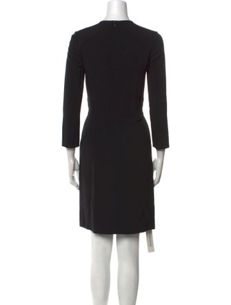 Giorgio Armani Crew Neck Knee-Length Dress