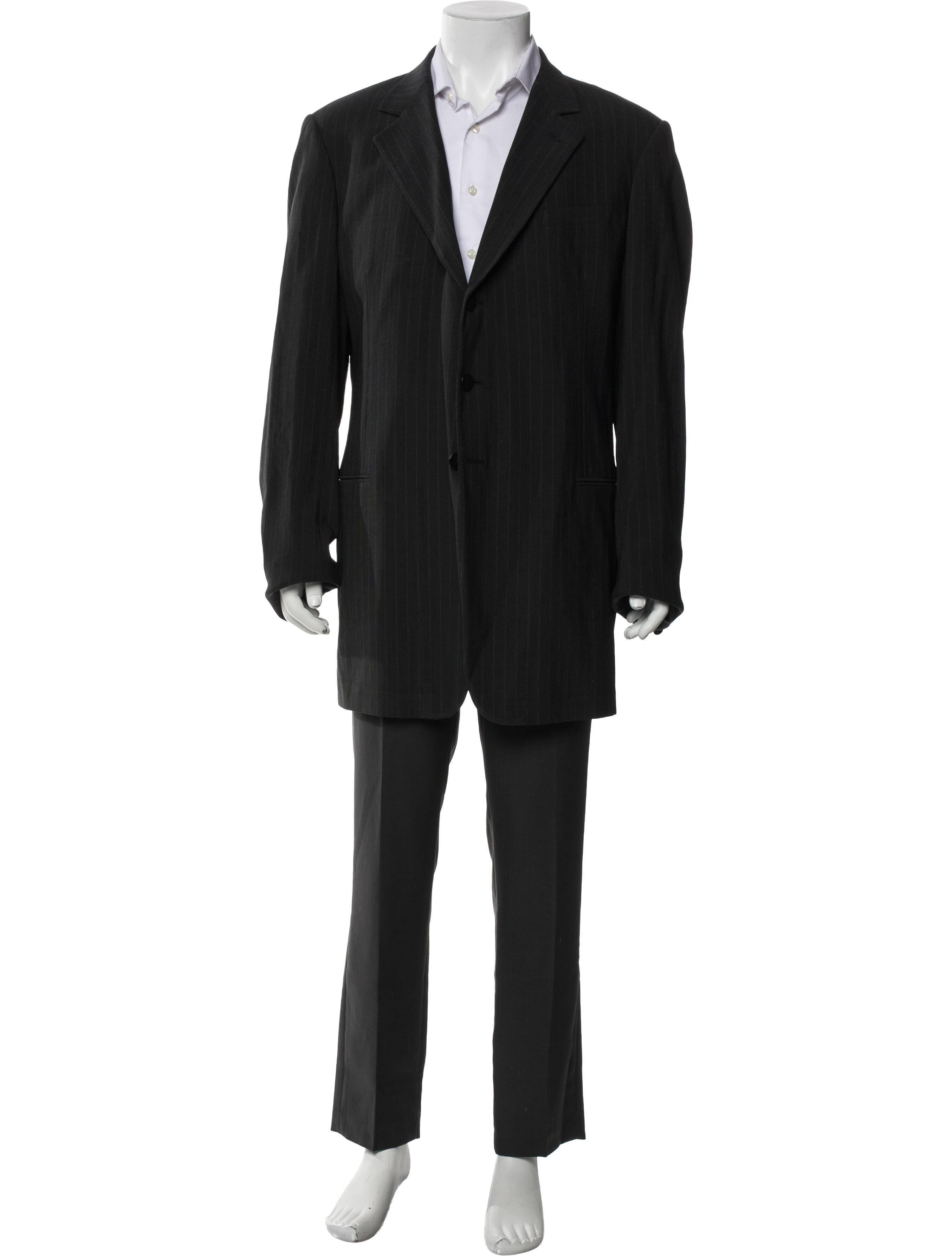 Giorgio Armani Wool Striped Blazer