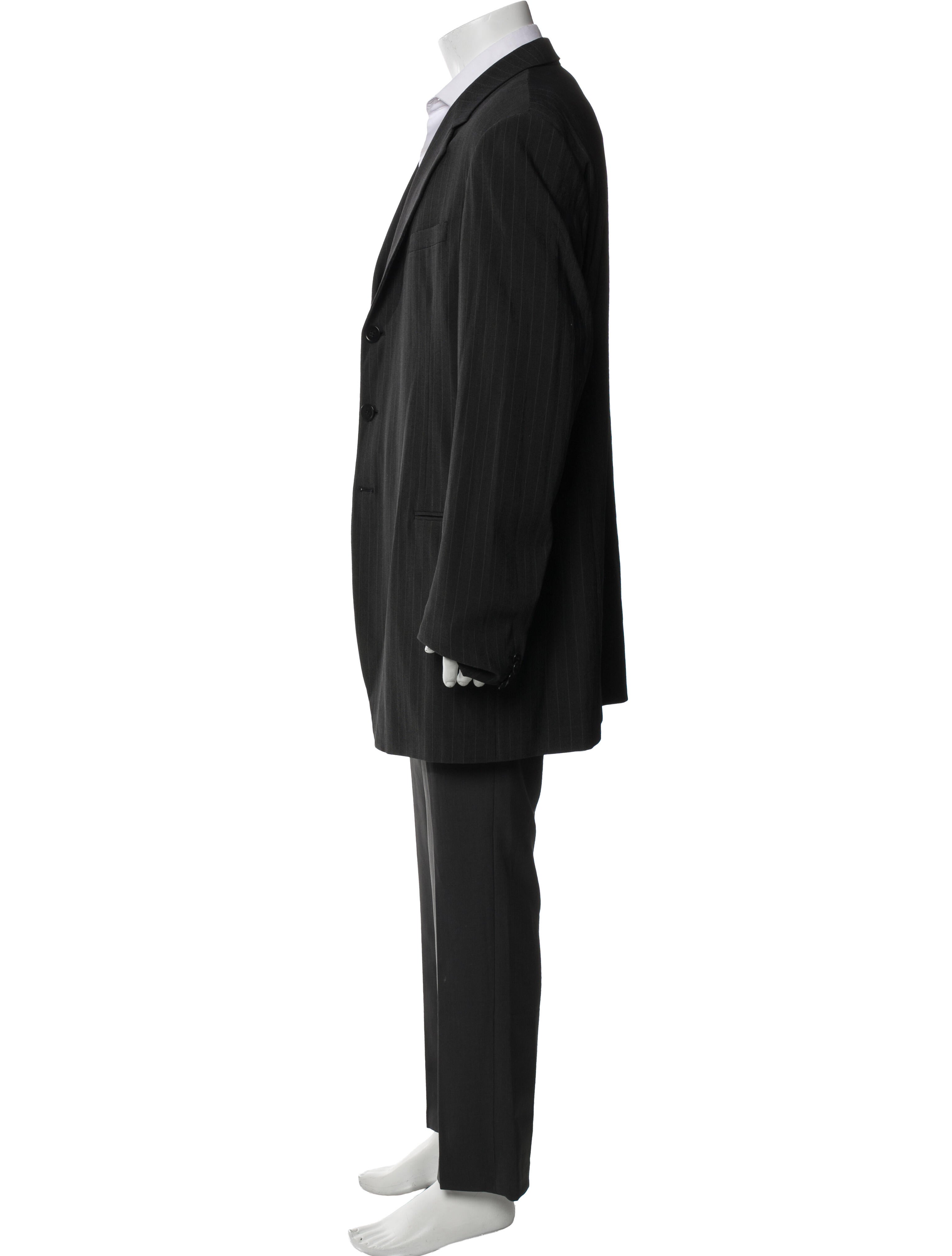 Giorgio Armani Wool Striped Blazer