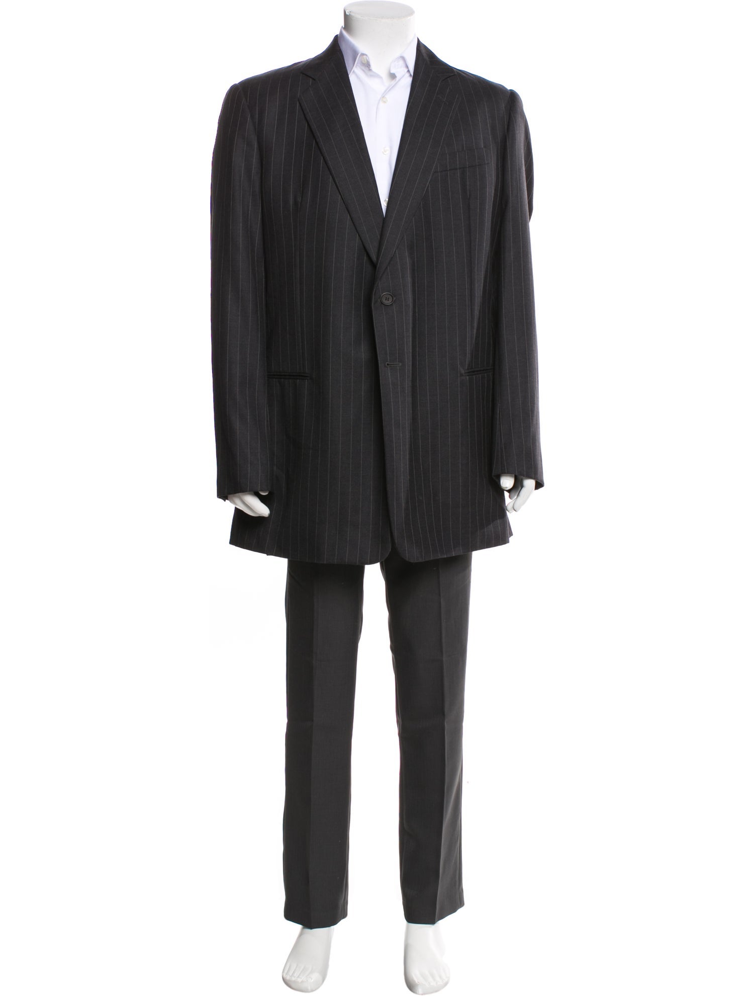 Giorgio Armani Wool Striped Blazer