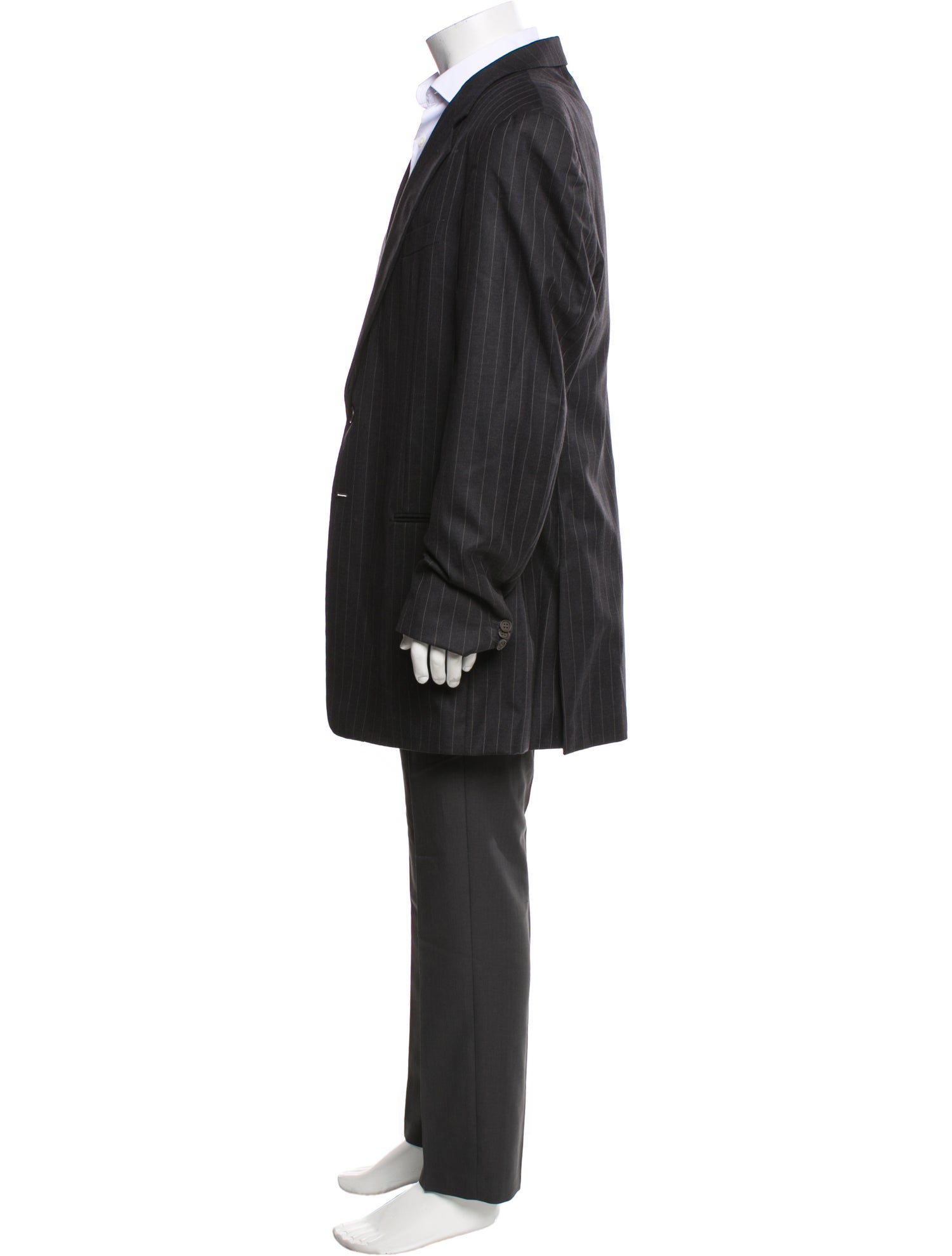 Giorgio Armani Wool Striped Blazer