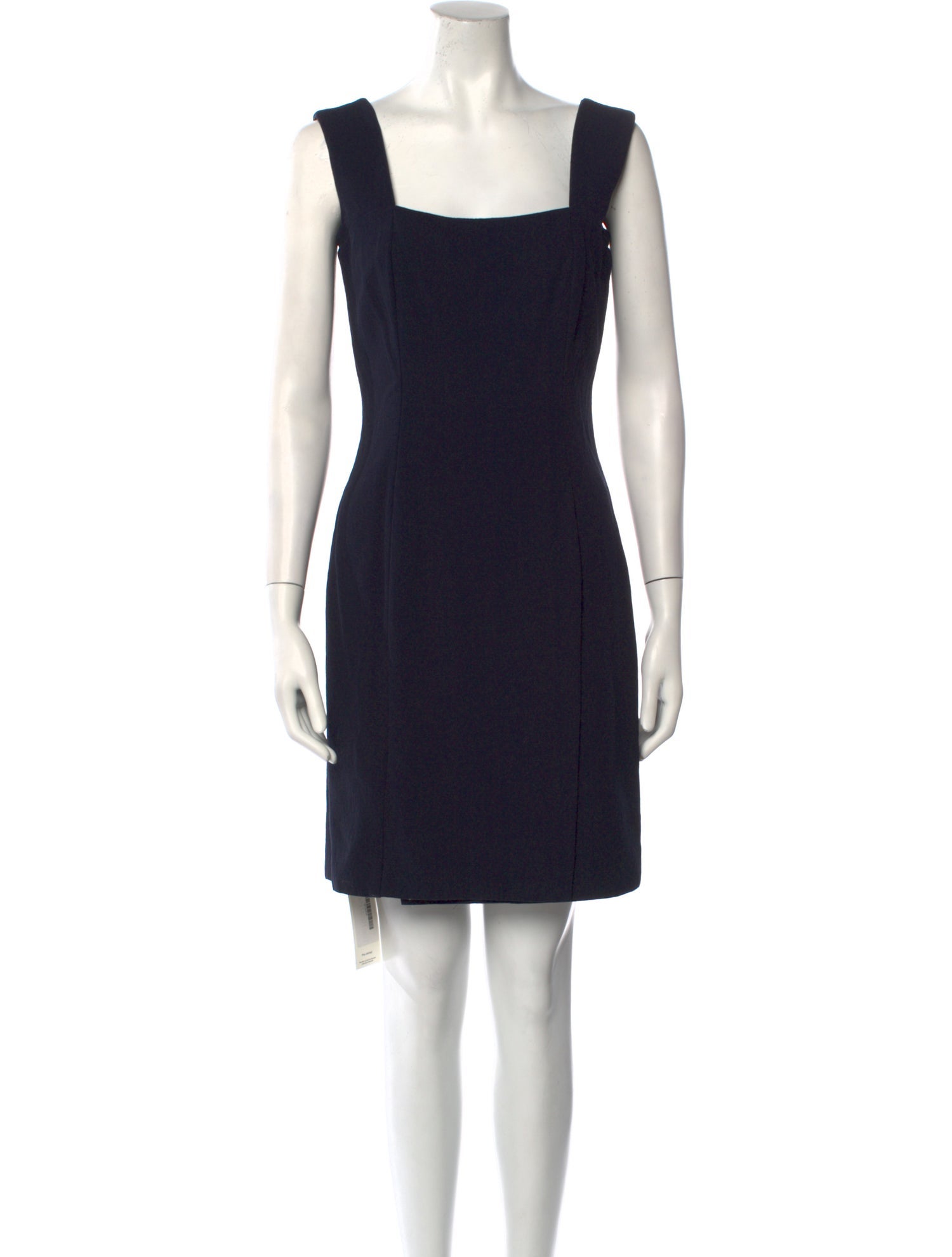 Giorgio Armani Square Neckline Mini Dress