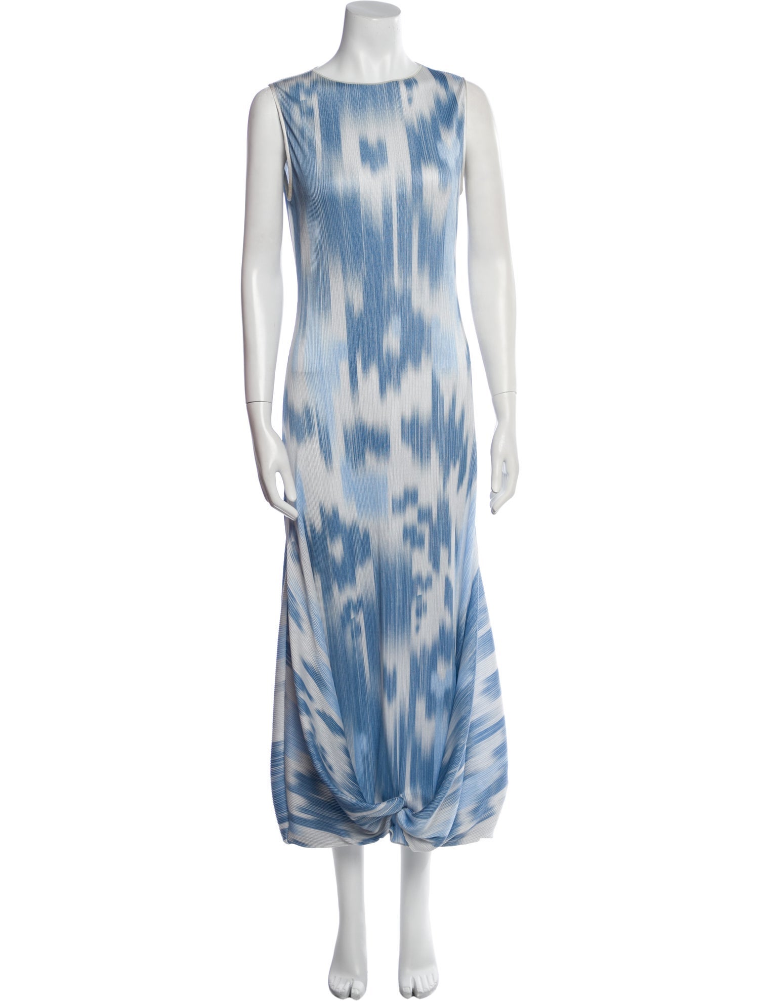 Giorgio Armani Tie-Dye Print Long Dress