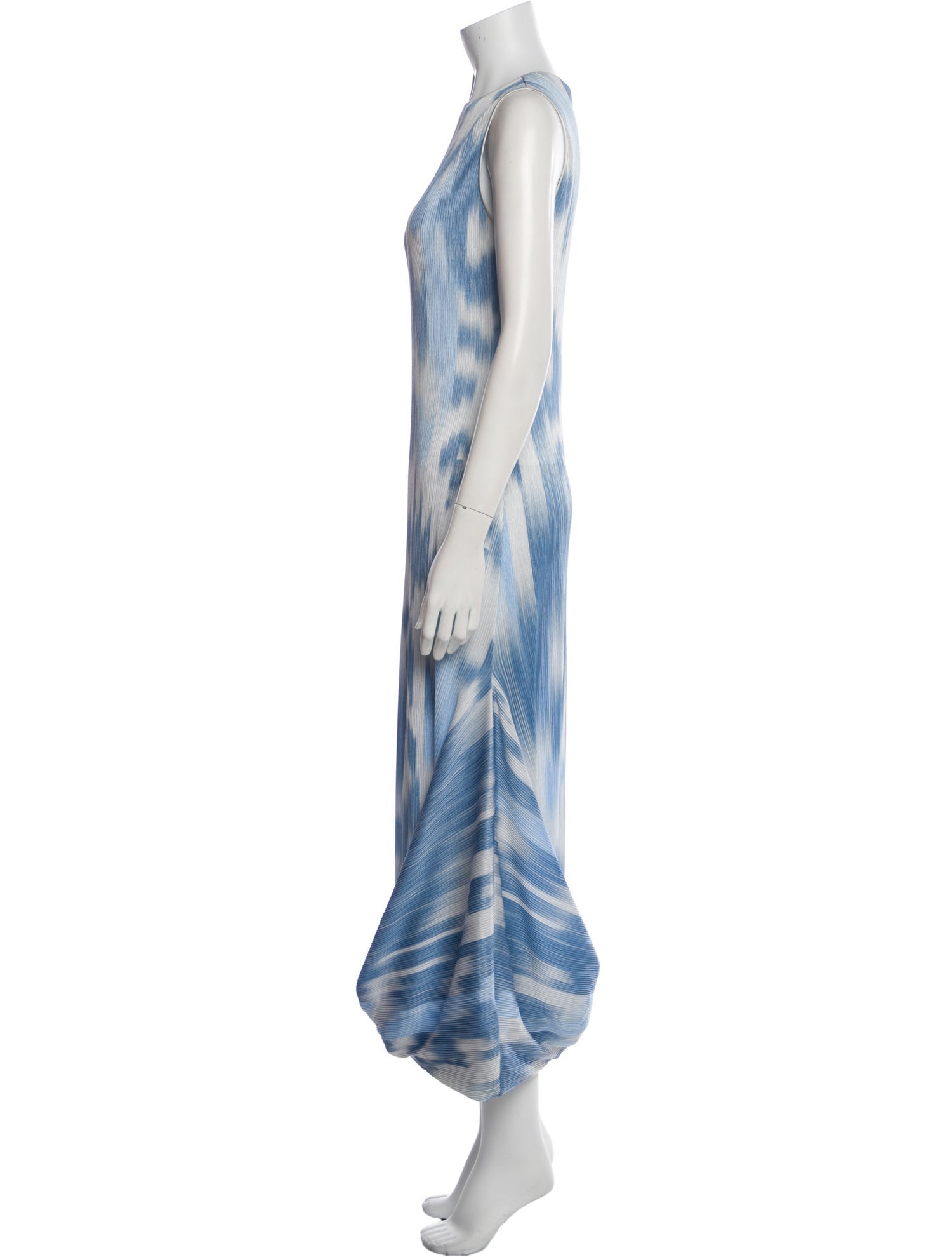 Giorgio Armani Tie-Dye Print Long Dress