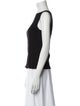 Giorgio Armani Silk Bateau Neckline Top