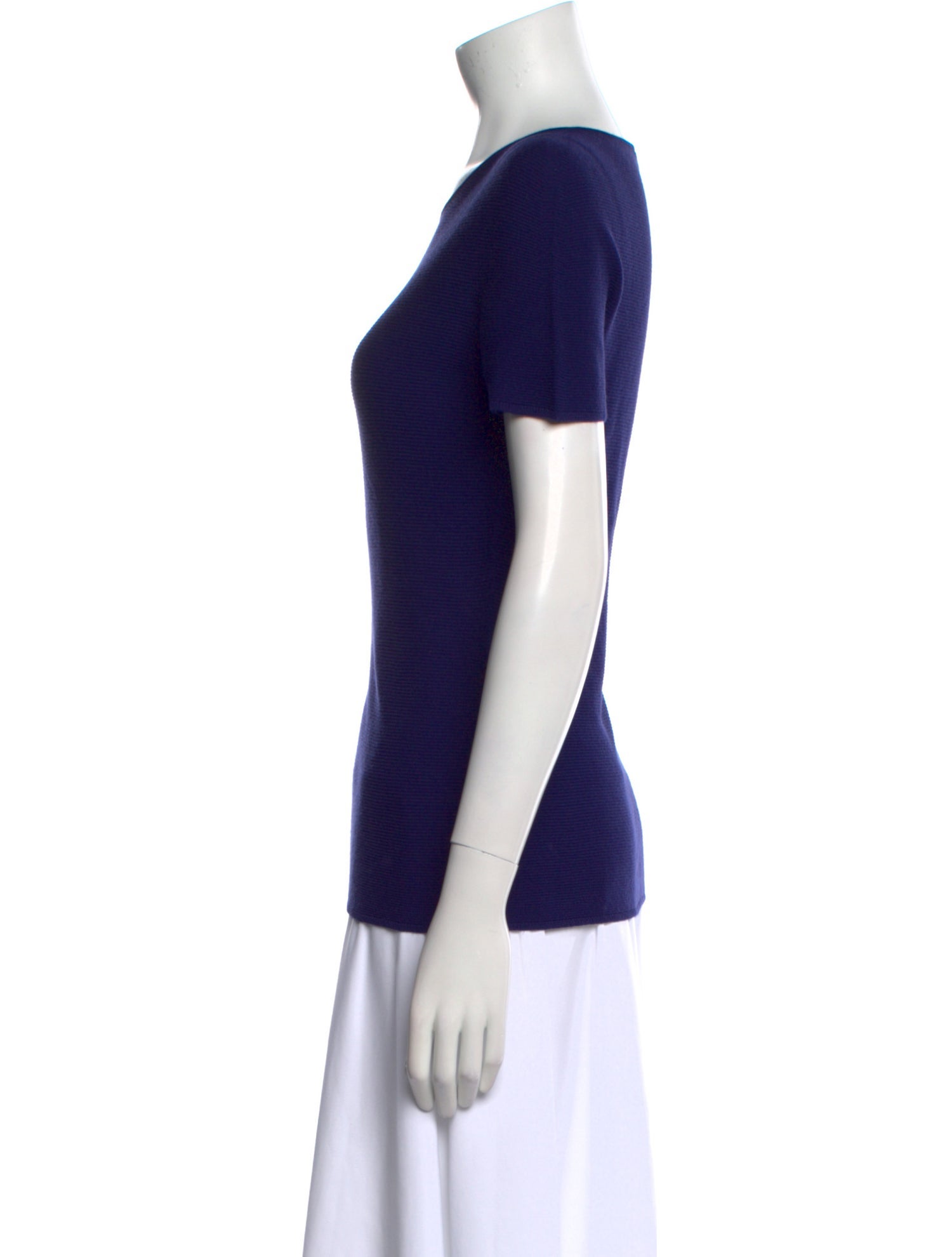 Giorgio Armani Scoop Neck Short Sleeve T-Shirt