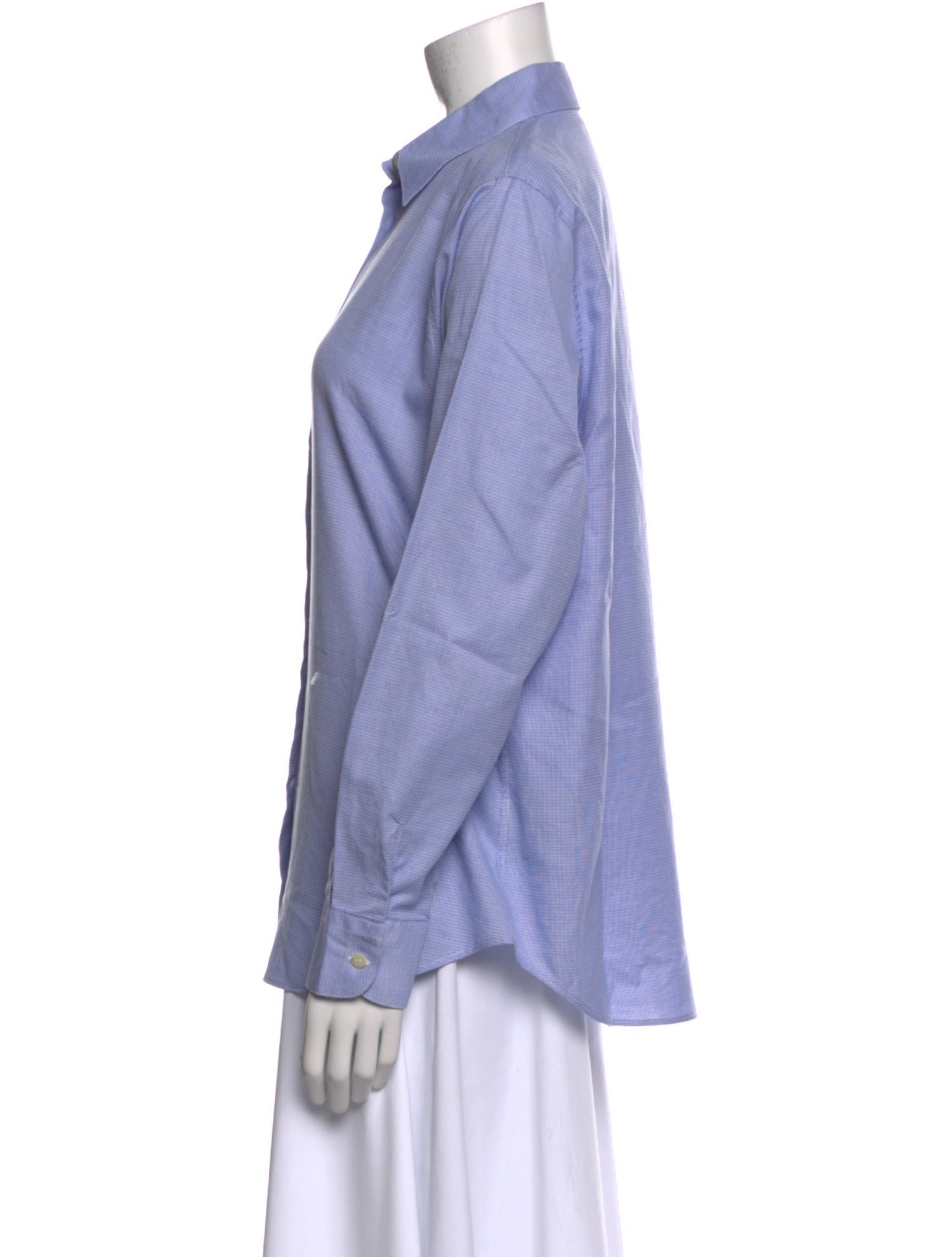 Giorgio Armani Long Sleeve Button-Up Top