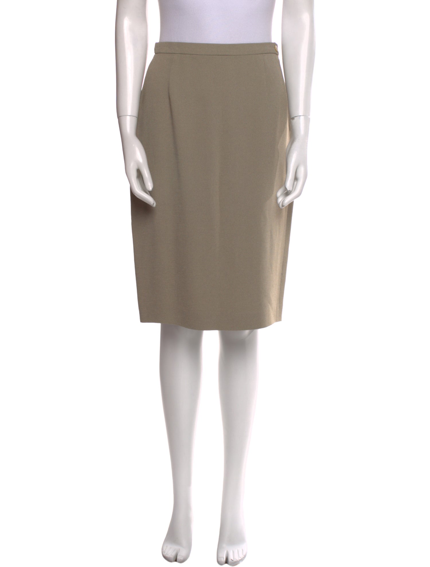 Giorgio Armani Ruffle Embellishment Knee-Length Skirt