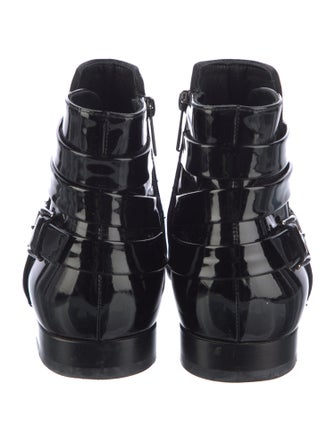 Giorgio Armani Patent Leather Boots
