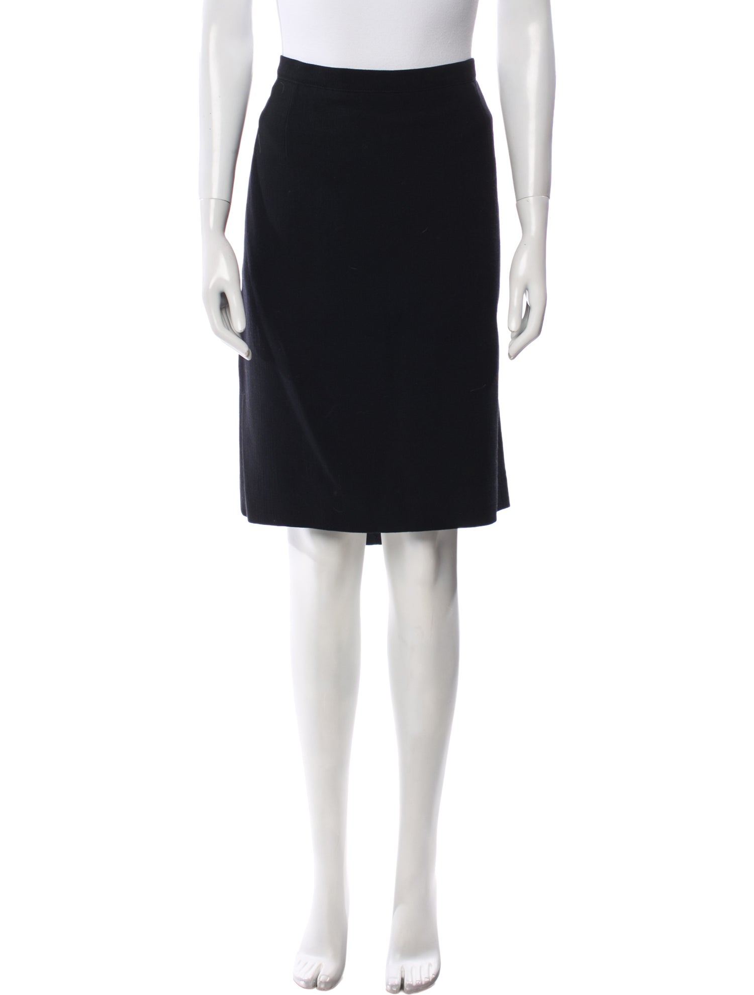 Giorgio Armani Virgin Wool Knee-Length Skirt