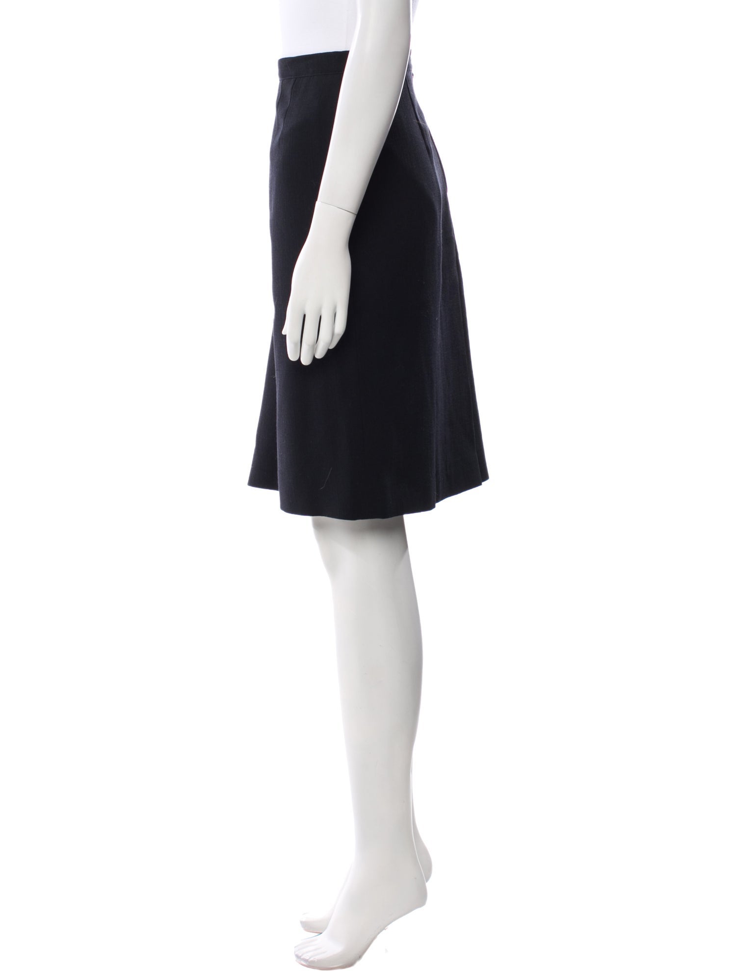 Giorgio Armani Virgin Wool Knee-Length Skirt