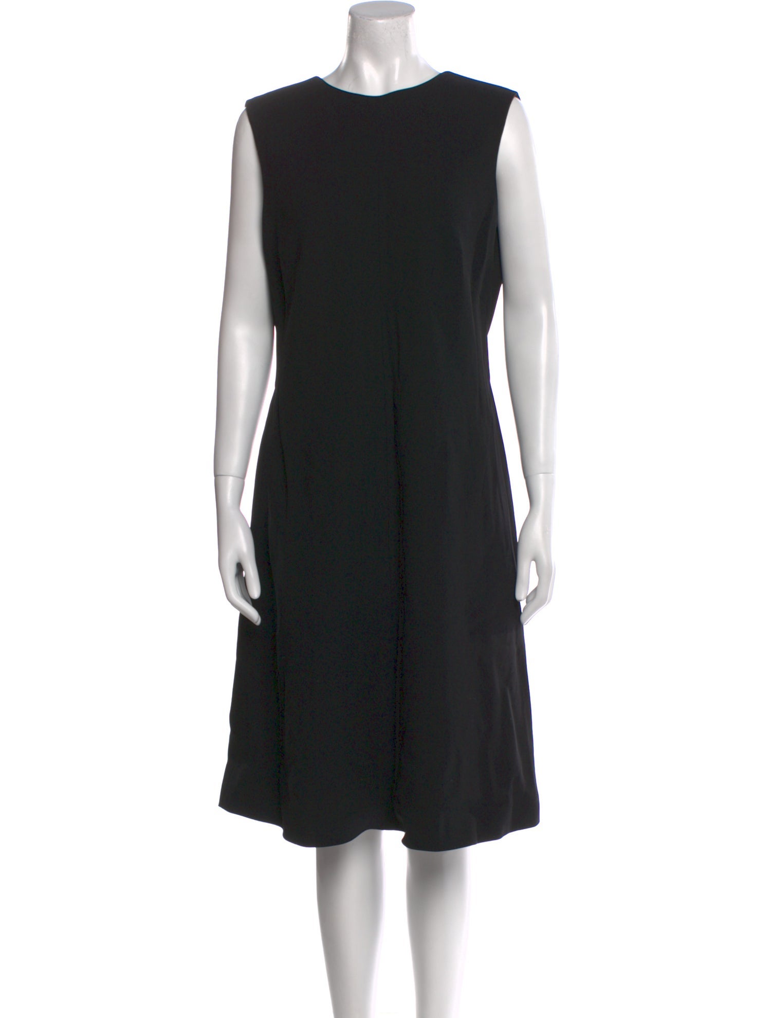 Giorgio Armani Virgin Wool Knee-Length Dress