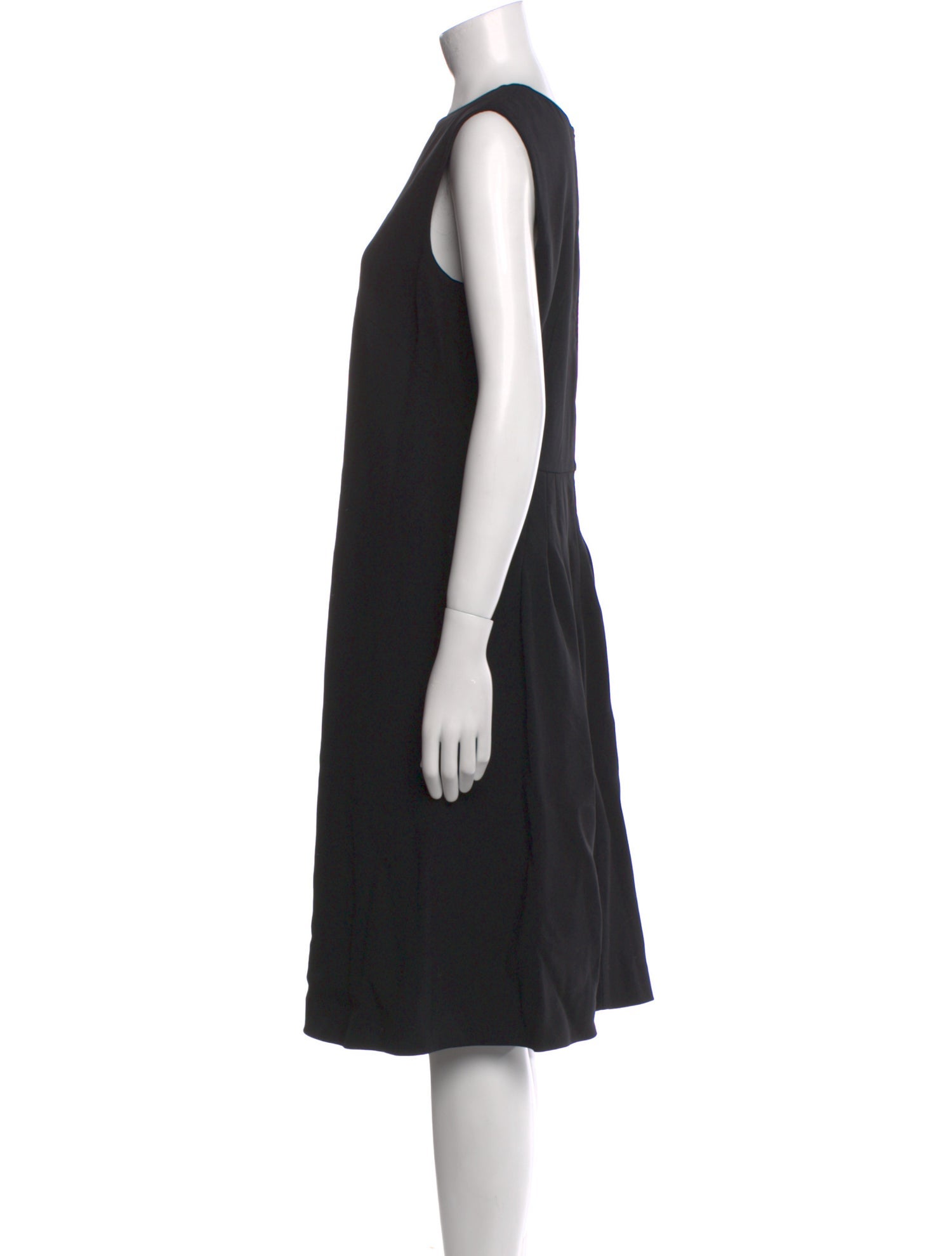 Giorgio Armani Virgin Wool Knee-Length Dress