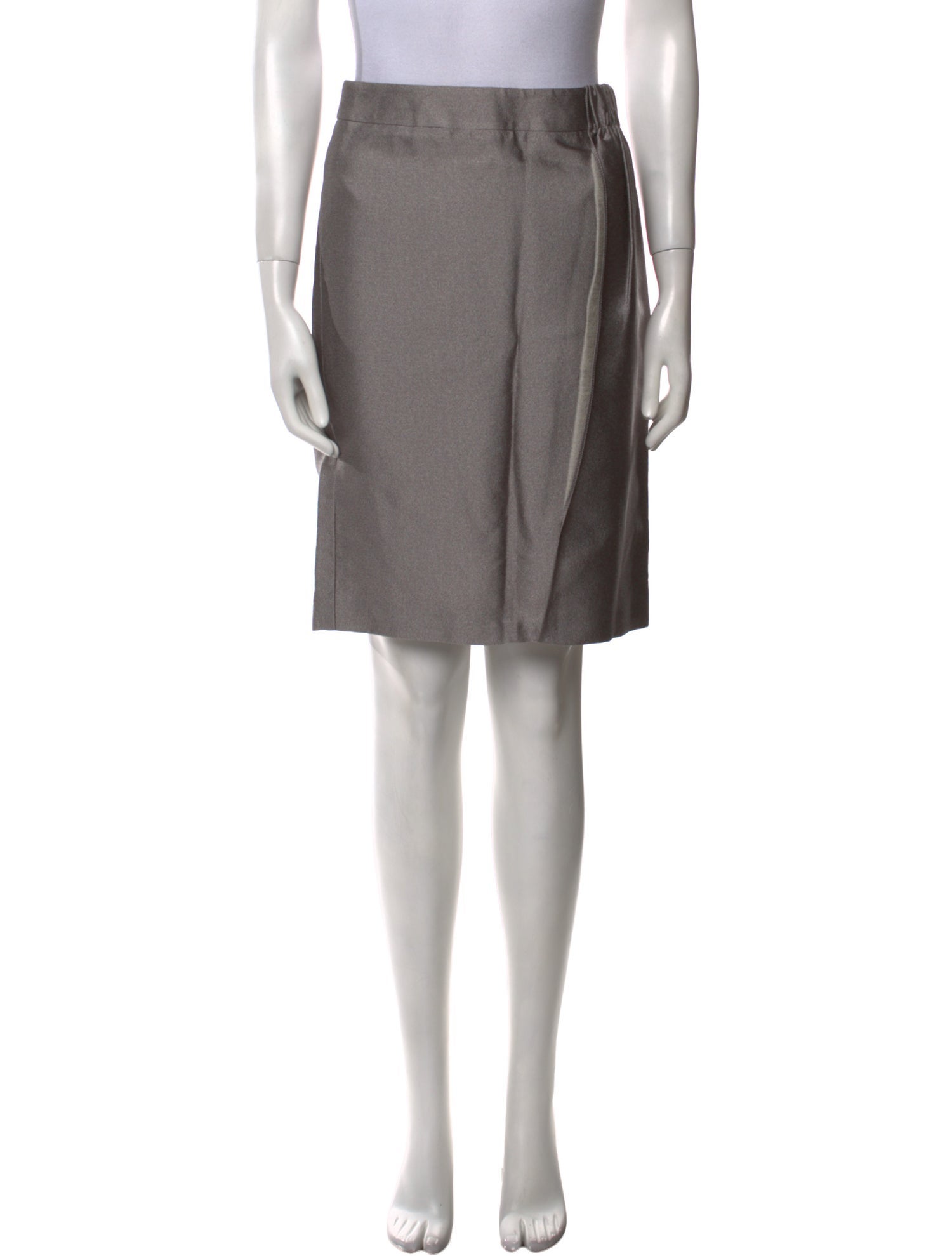 Giorgio Armani Cutout Accent Knee-Length Skirt