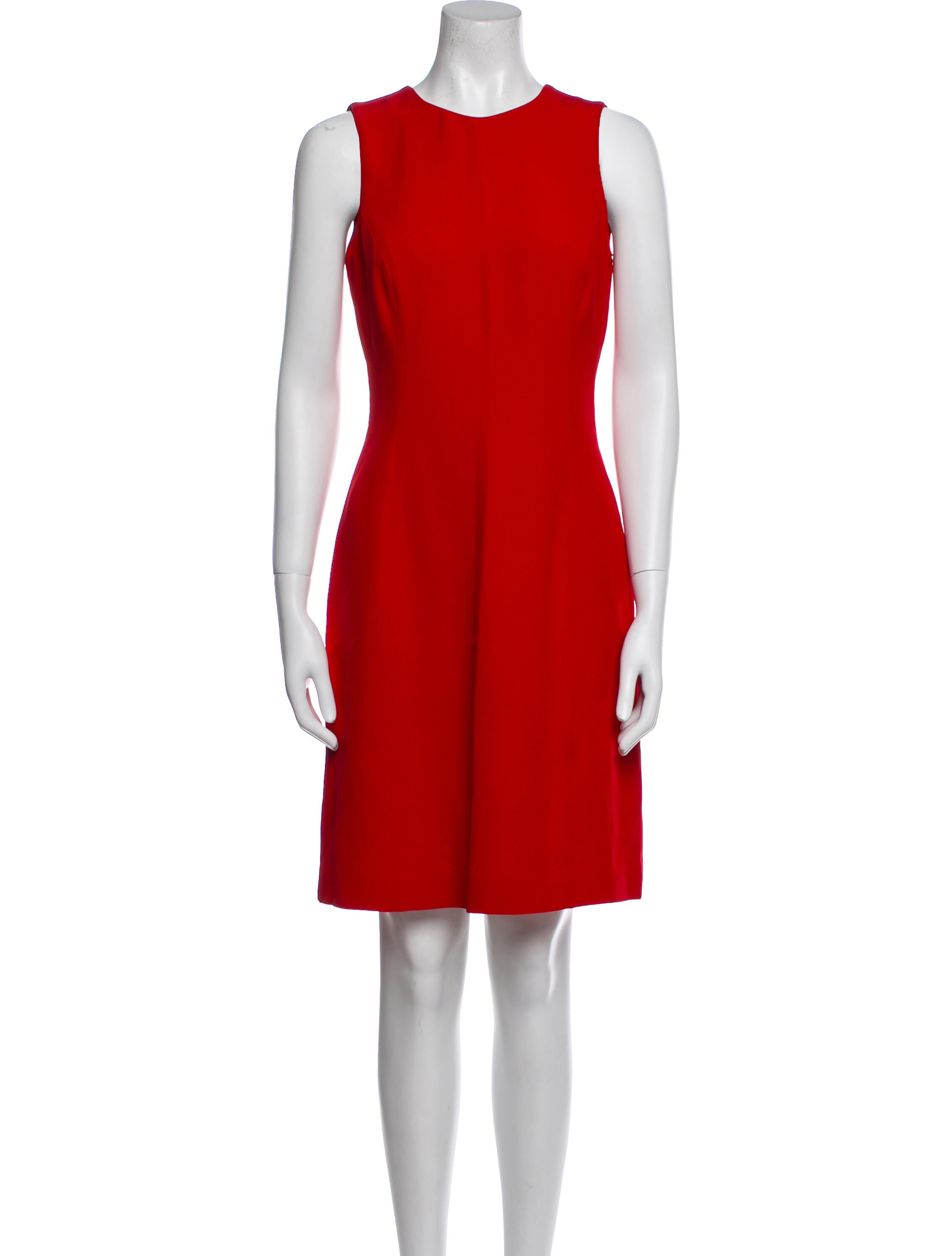 Giorgio Armani Crew Neck Knee-Length Dress
