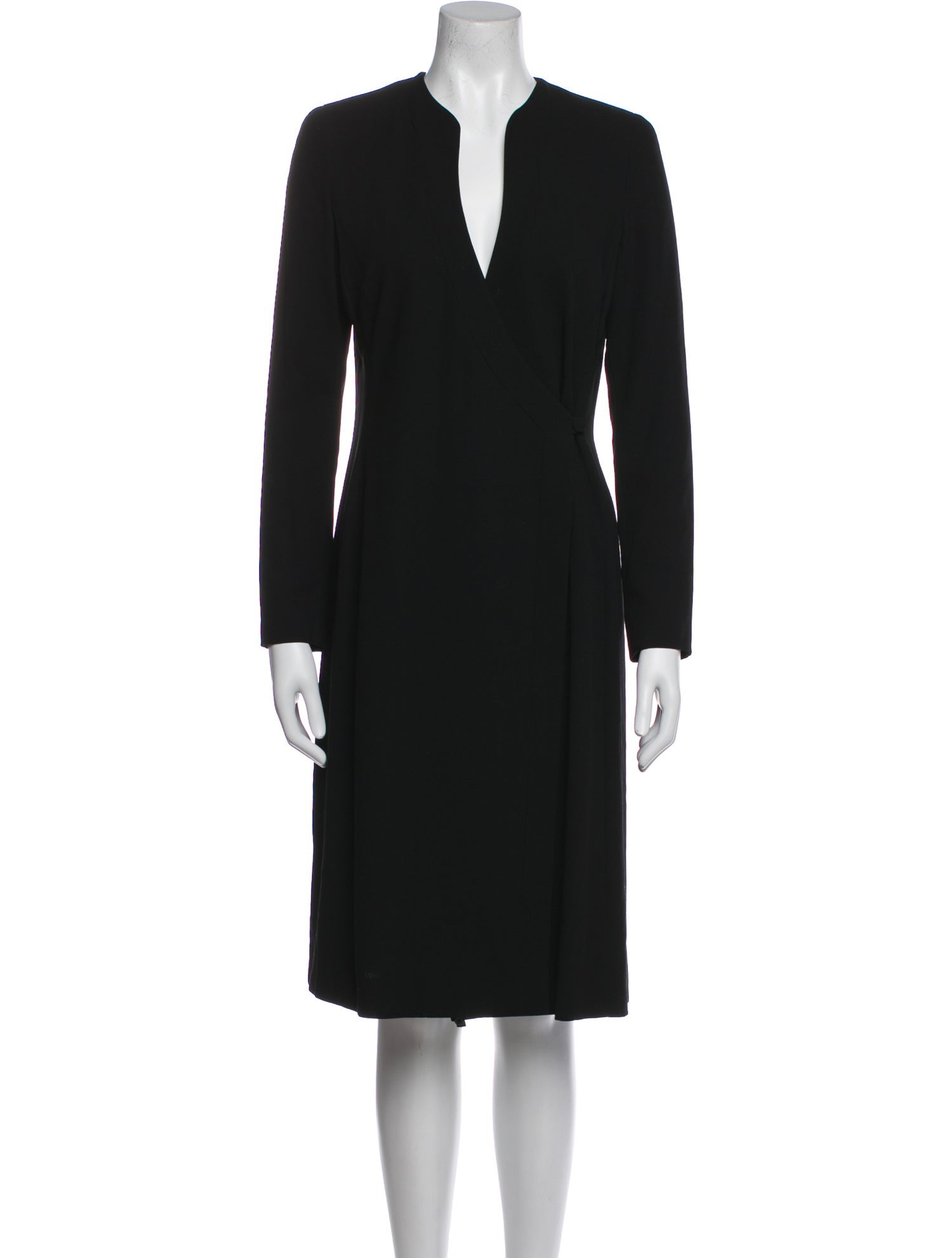Giorgio Armani Wool Midi Length Dress