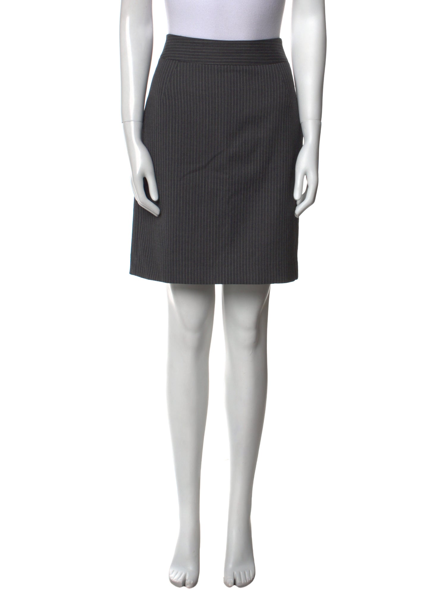 Giorgio Armani Virgin Wool Knee-Length Skirt