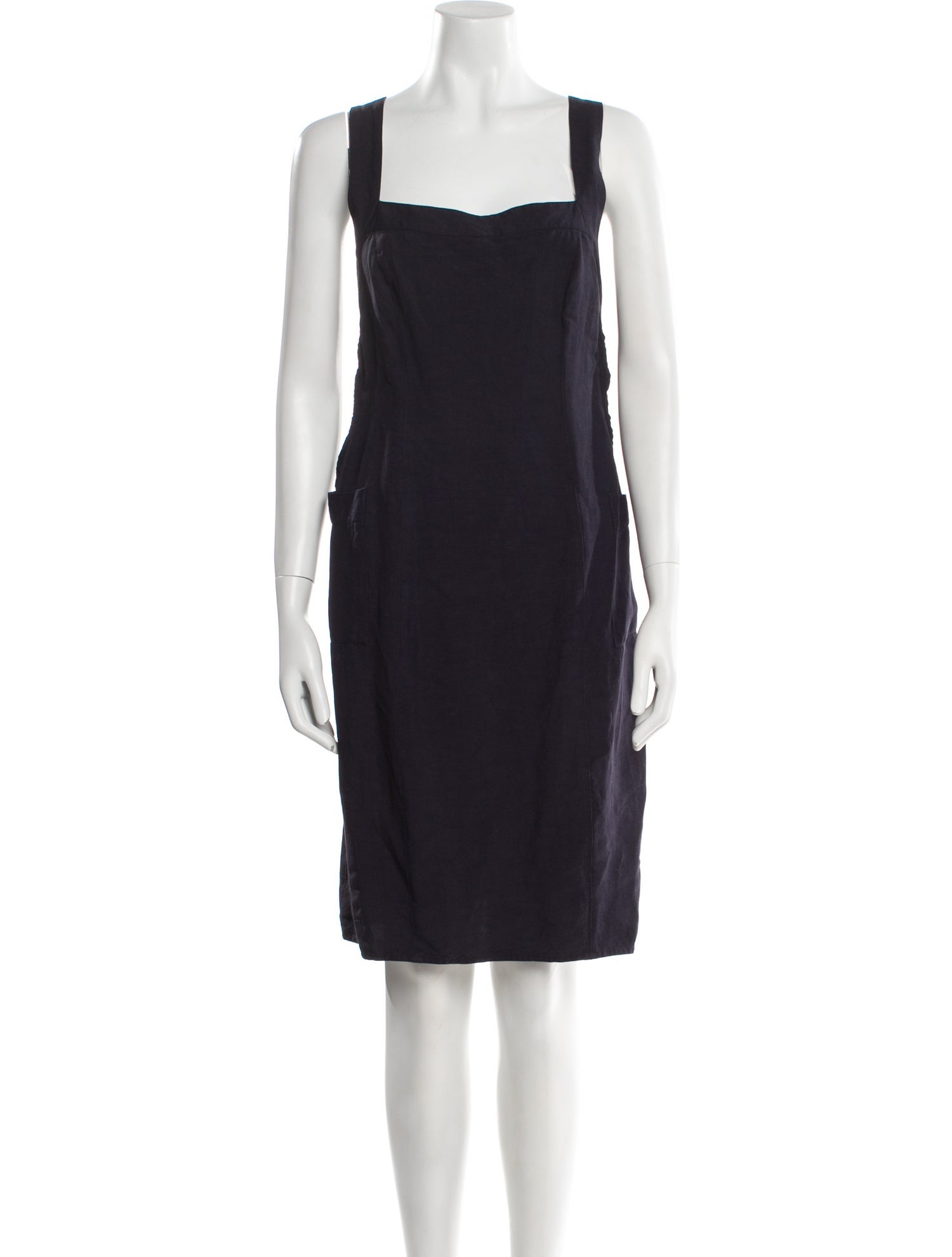 Giorgio Armani Linen Knee-Length Dress