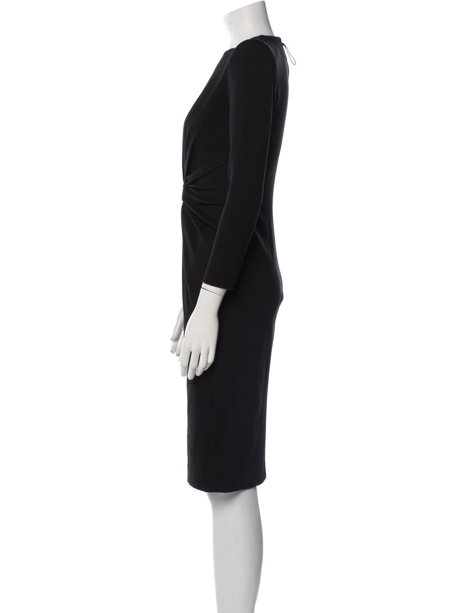 Giorgio Armani V-Neck Knee-Length Dress