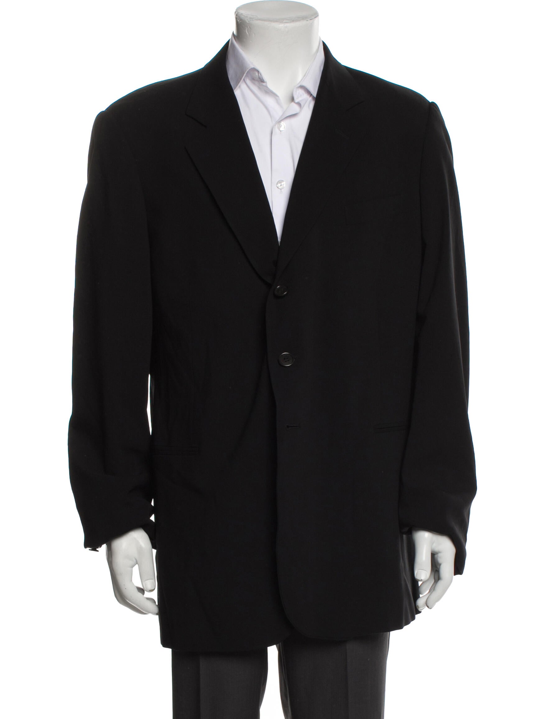 Giorgio Armani Virgin Wool Overcoat