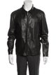 Giorgio Armani Lamb Leather Moto Jacket