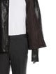 Giorgio Armani Lamb Leather Moto Jacket