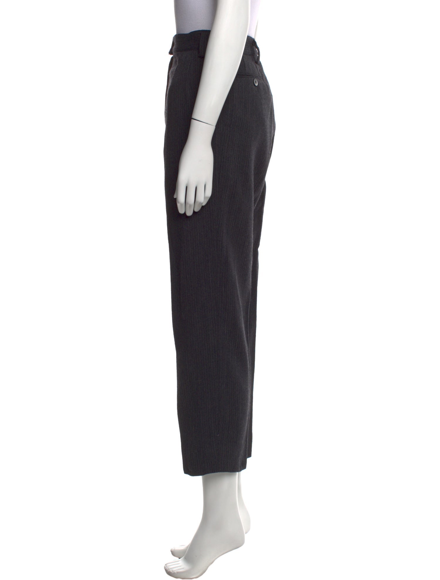 Giorgio Armani Wool Straight Leg Pants