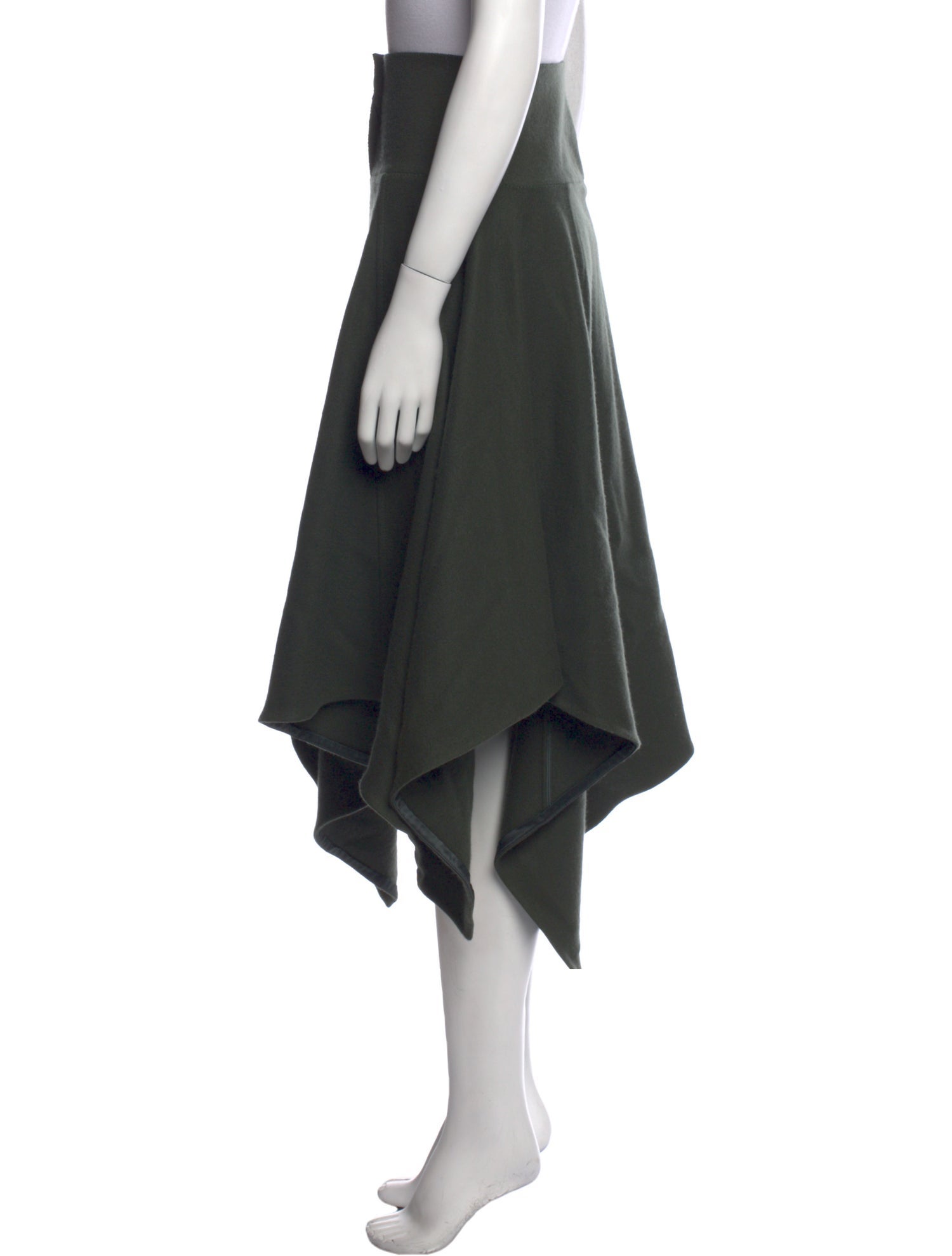 Giorgio Armani Cashmere Midi Length Skirt